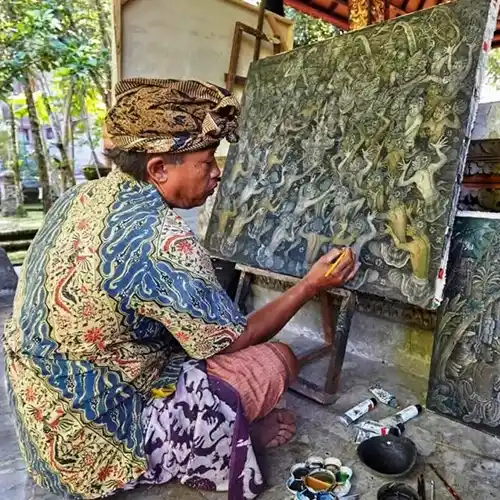 Balinese Painting Batuan - Bali Ubud Tour